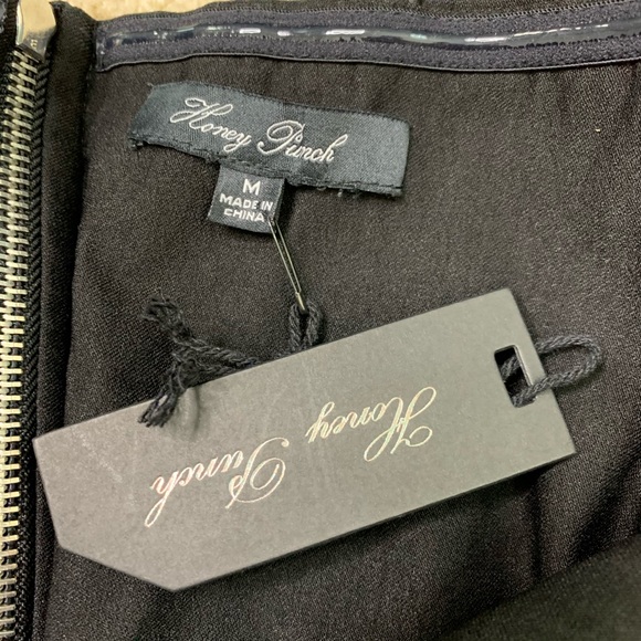 Honey Punch Strappy Plunge Mini Bodycon Dress - Picture 4 of 8